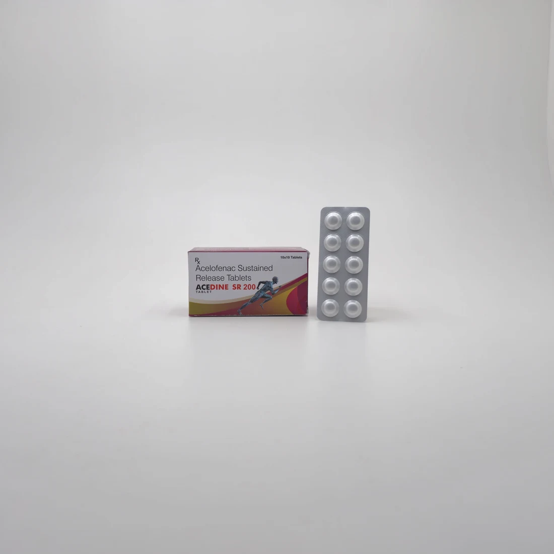 ACEDINE SR TAB 200 MG pack